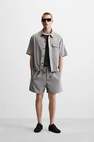 RELAXED FIT WASHED SHORTS