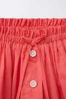 BUTTON SKORT