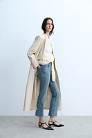 ZW COLLECTION HIGH WAIST CROPPED BOOTCUT JEANS
