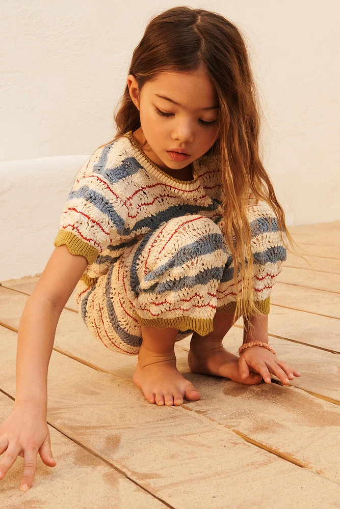 STRIPED KNIT PANTS LIMITED EDITION