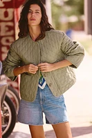 VESTE REMBOURRÉE AVEC LIN