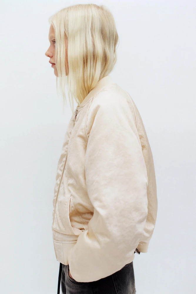 BLOUSON BOMBER SATINÉ