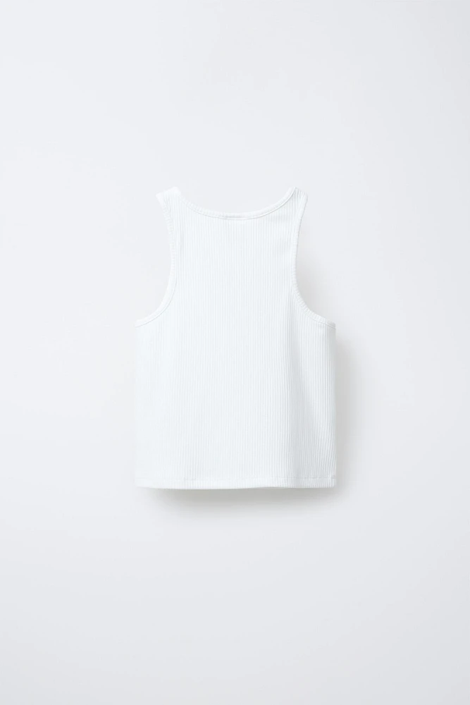 STAR KNOT RIB TOP