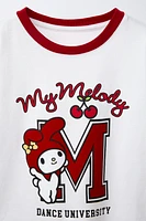 MY MELODY AND CINNAMOROLL © SANRIO FLOCKED T-SHIRT