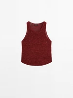 Textured cutwork top