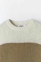 STRIPED WOOL BLEND SWEATER LIMITED EDITION
