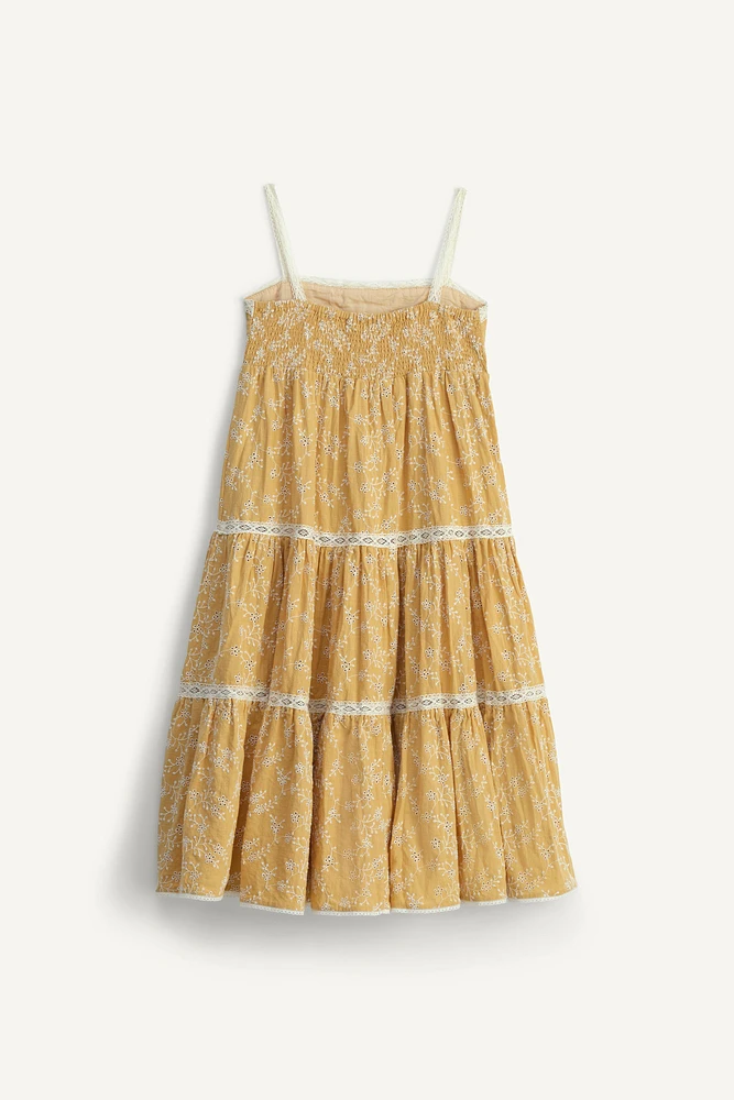 LIMITED EDITION SCHIFFLI FLORAL DRESS
