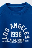 TEXT PRINT SWEATSHIRT