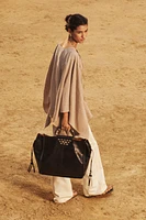 LEATHER STUDDED CITY BAG LIMITED EDITION