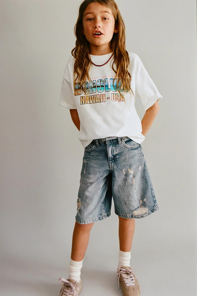 T-SHIRT IMPRIMÉ SURF HONOLULU