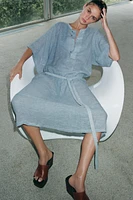 LIMITED EDITION LINEN SHIRT DRESS