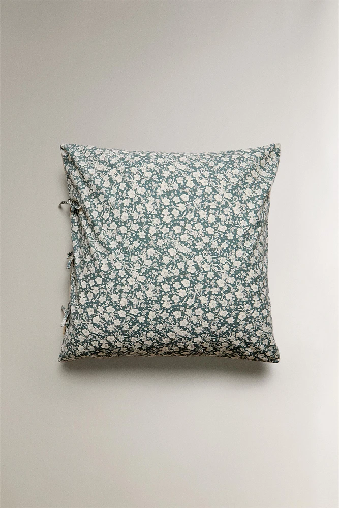 CHILDREN’S PILLOWCASE WITH TROPICAL FLOWERS