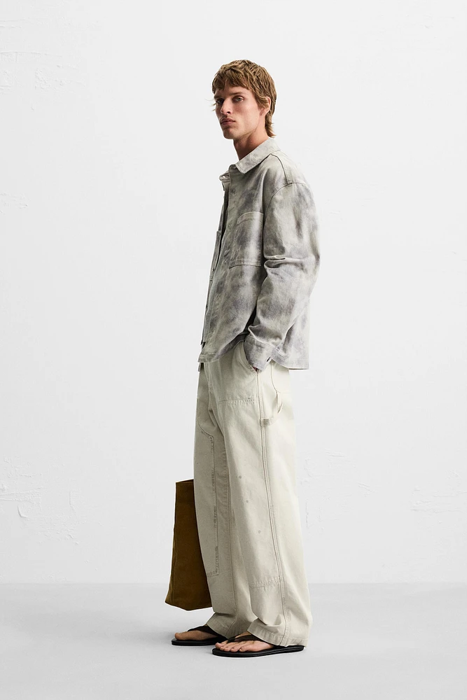 ABSTRACT PRINT OVERSHIRT