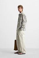 ABSTRACT PRINT OVERSHIRT