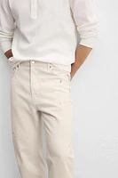 PAINT SPLATTER STRAIGHT FIT JEANS