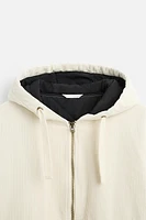 CORDUROY PADDED JACKET