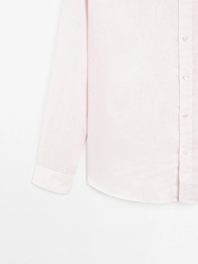100% linen regular fit shirt