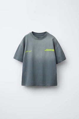 TIE-DYE TEXT T-SHIRT