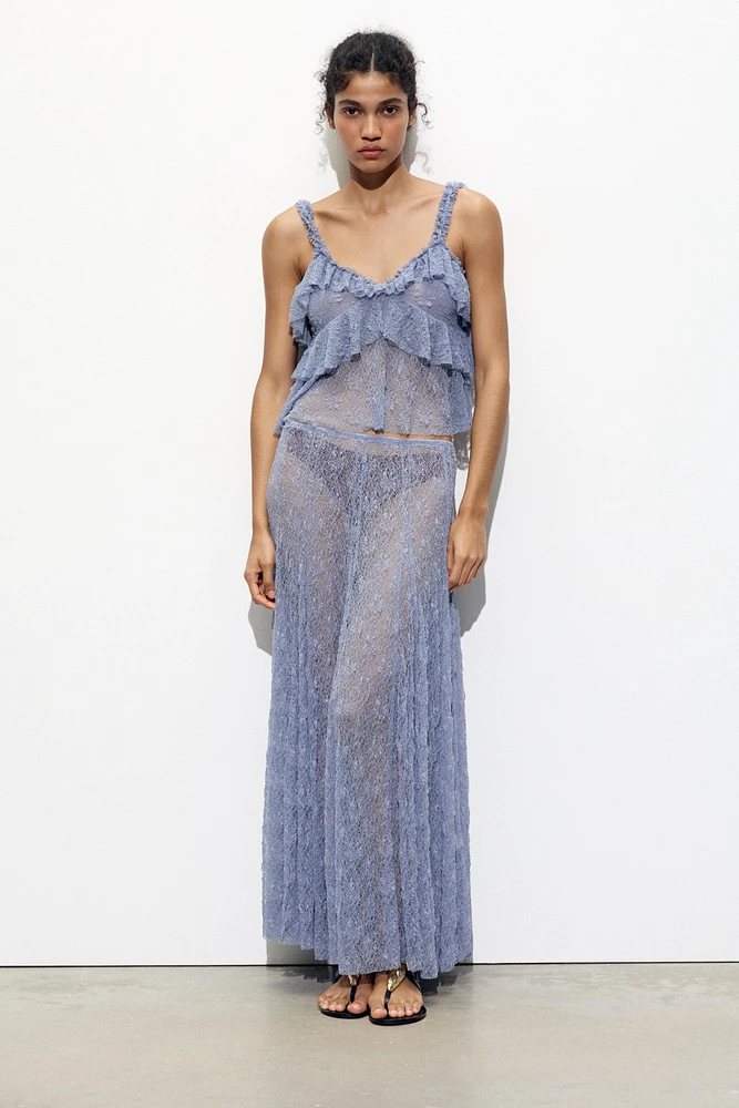 LONG LACE SKIRT