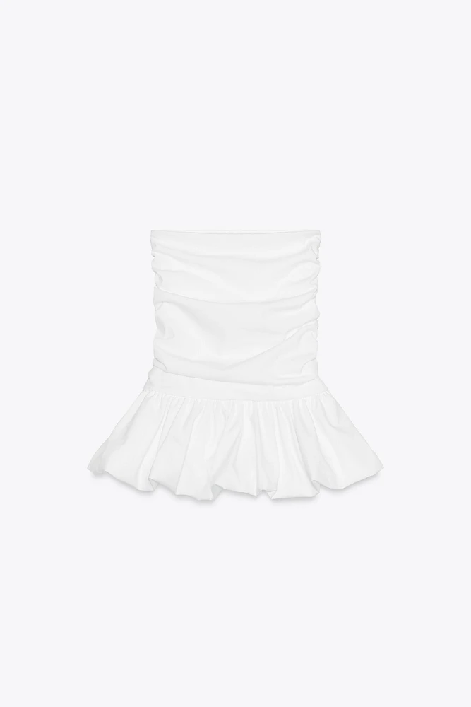 BALLOON STRAPLESS TOP