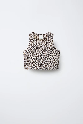 ANIMAL PRINT TOP