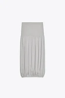 BALLOON MIDI SKIRT