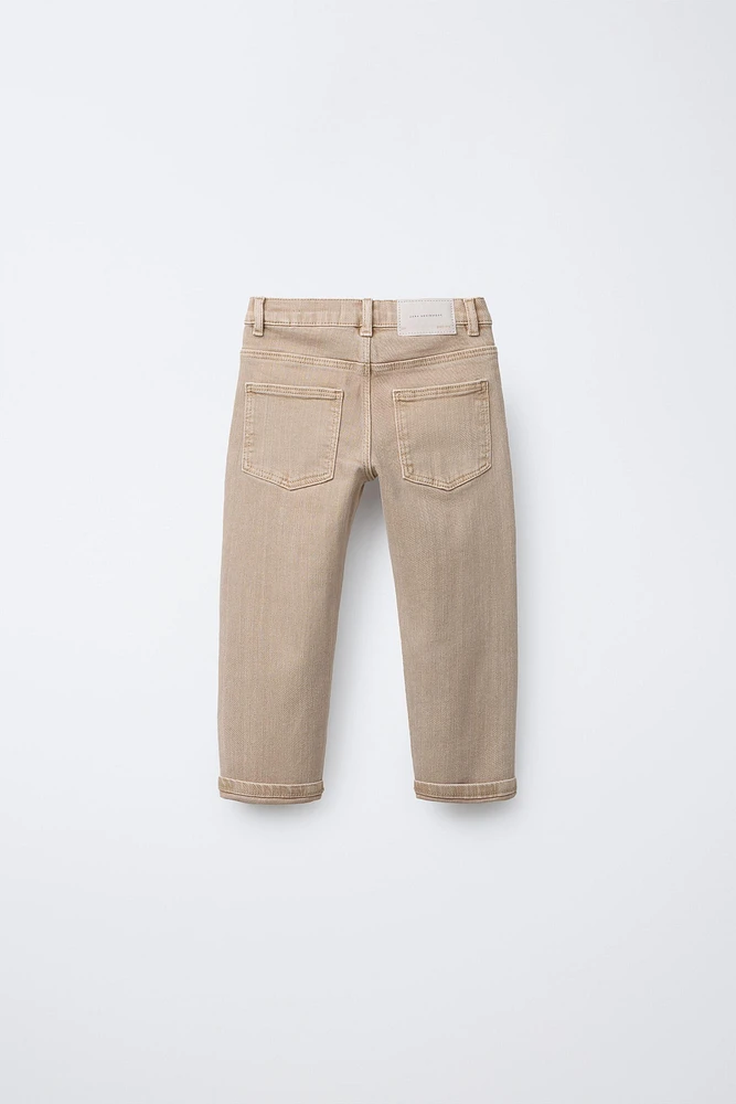 PANTALON EN SERGÉ REGULAR
