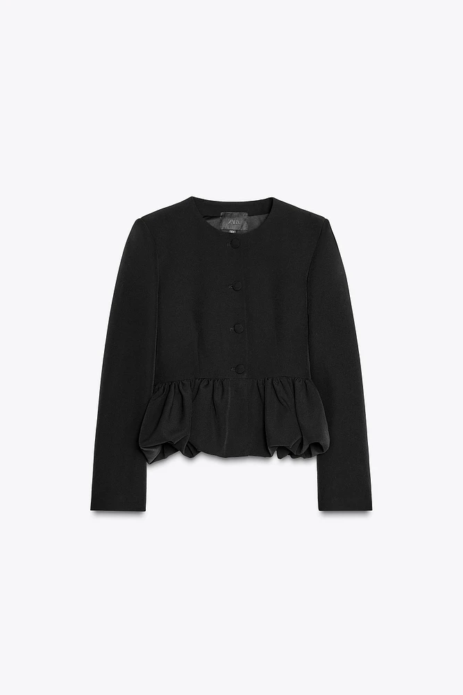 VOLUMINOUS HEM JACKET