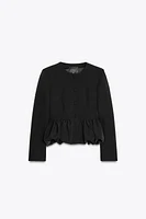 VOLUMINOUS HEM JACKET