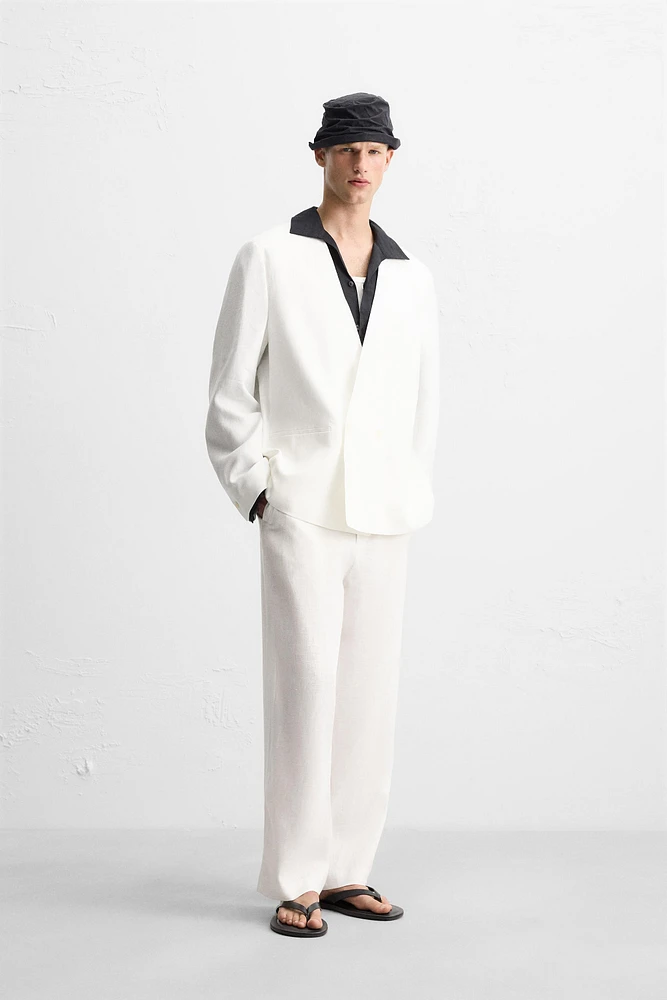 PANTALON DE COSTUME 100 % LIN