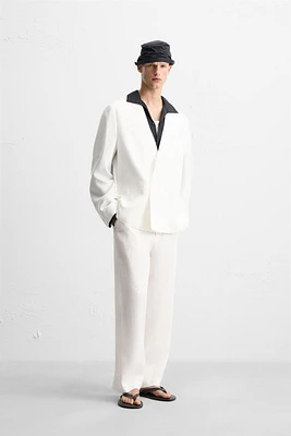 PANTALON DE COSTUME 100 % LIN