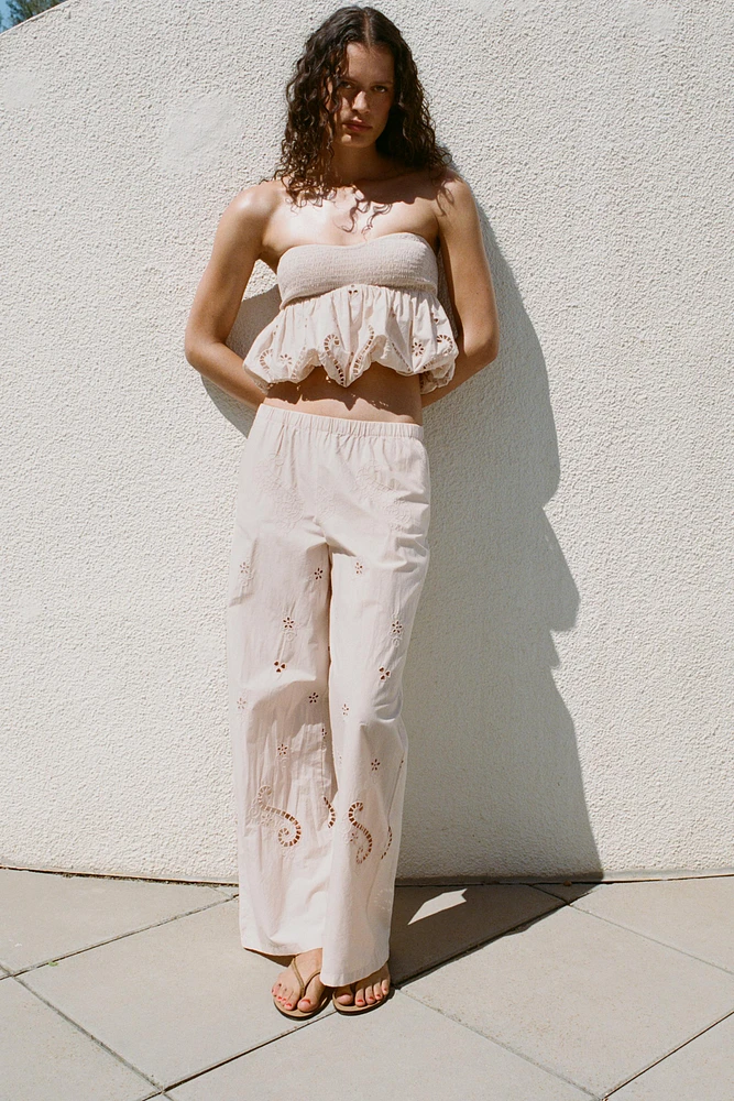 PANTALON DE PYJAMA BRODÉ