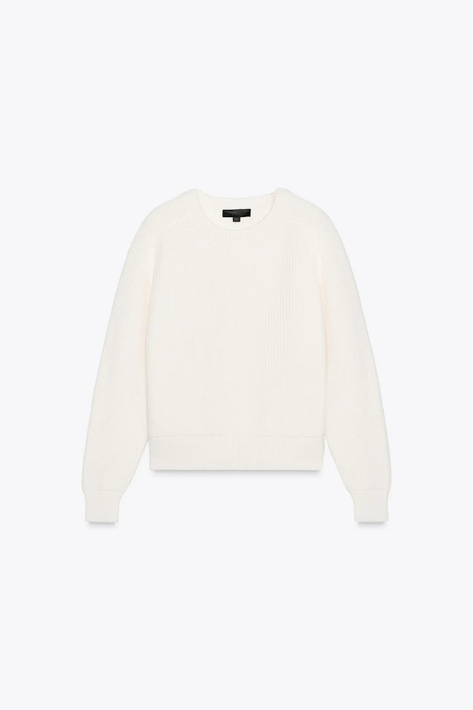 PURL KNIT SWEATER