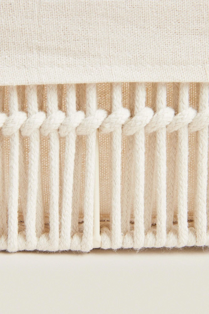 COTTON LINED BASKETS