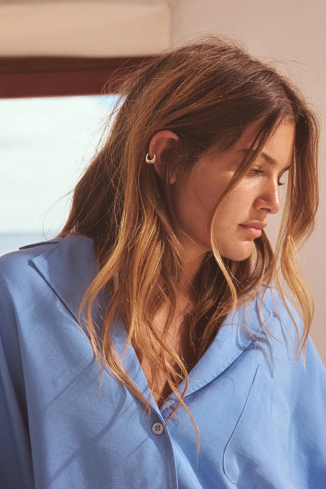 FLOWY OVERSIZED SHIRT