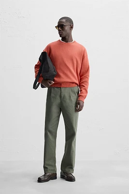 COTTON BLEND SWEATER