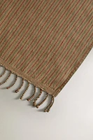 STRIPED COTTON BLANKET