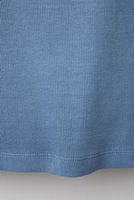 T-SHIRT RIB EFFET DÉLAVÉ