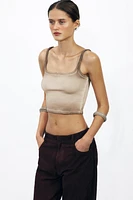 RIBBED CROP TOP