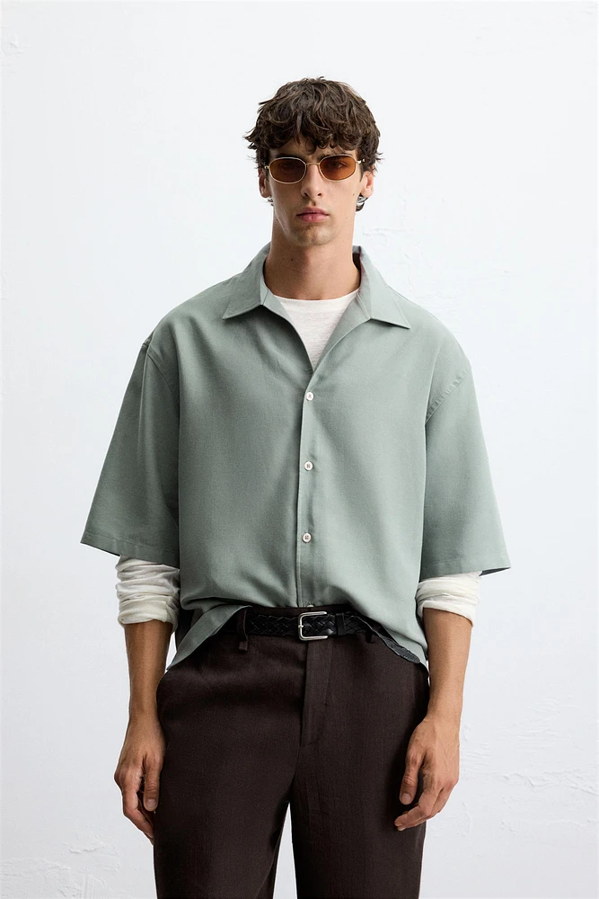 RELAXED FIT FLUID SHIRT