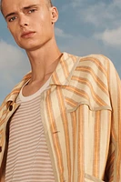 LIMITED EDITION STRIPED LINEN JACKET
