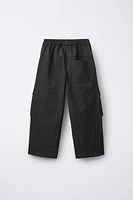 TECHNICAL WIDE LEG CARGO PANTS