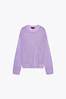 PULL DROIT EN MAILLE UNIE