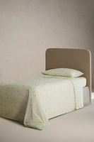 DRAP DE DESSUS ENFANT IMPRIMÉ MARIN