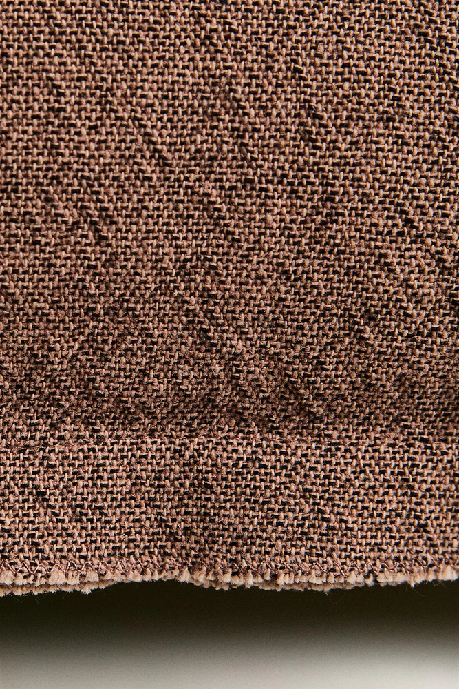 PLAIN COTTON THROW PILLOW COVER