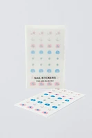 AUTOCOLLANTS POUR ONGLES ZARA ROSE ET BLEU MARINE
