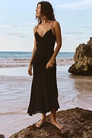 MIDI SLIP DRESS