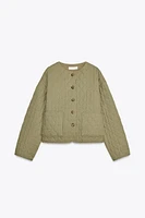 VESTE REMBOURRÉE AVEC LIN