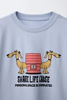 T-SHIRT À IMPRIMÉ CHIENS
