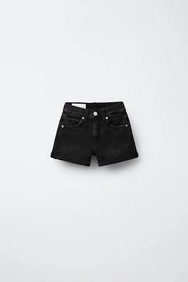 STRETCH DENIM SHORTS